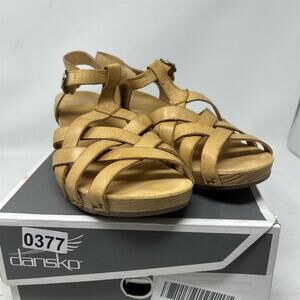 Dansko Tinley Women's Peep Toe Slingback Sandals Size 11.5